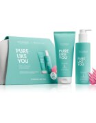 ICONIQUE Professional PURE LIKE YOU Set Shampoo 250 ml Scrub 200 ml BrushArt Massage Brush set cadou pentru par si scalp