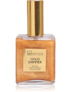 IDC INSTITUTE Gold Shimmer ulei uscat de corp cu efect bronzant 50 ml