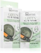 IDC INSTITUTE Green Clay Mask spumă de curățare cu efect matifiant unt de shea 3x8 g