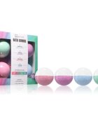 IDC INSTITUTE Pure Energy set pentru fabricarea bombelor de baie efervescente 4x70 g