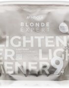 Indola Blond Expert Lightener 9+ pudra decoloranta pentru par vopsit sau suvitat White 450 g