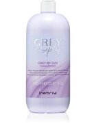 Inebrya Greylosophy Grey By Day Shampoo șampon nuanțator pentru par grizonat 1000 ml