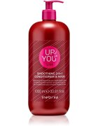 Inebrya Up To You Liss Smoothing 2-in-1 Mask & Conditioner tratament pentru netezire pentru păr 2in1 1000 ml