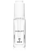 Inglot Dry & Shine NF top coat pentru unghii pentru accelerarea uscării ojei pipeta 9 ml