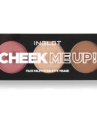 Inglot Face Palette iluminator pudră bronzantă și blush culoare Cheek Me Up! 7.2 g