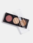 Inglot Face Palette iluminator pudră bronzantă și blush culoare Cheek Me Up! 7.2 g