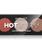 Inglot Face Palette iluminator pudră bronzantă și blush culoare HOT STUFF 7.2 g
