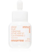 innisfree Green Tea Enzyme Vitamin C Brightening Serum ser stralucire cu vitamina C pentru uniformizarea nuantei tenului 30 ml