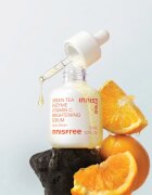 innisfree Green Tea Enzyme Vitamin C Brightening Serum ser stralucire cu vitamina C pentru uniformizarea nuantei tenului 30 ml