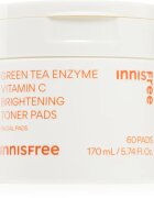 innisfree Green Tea Vitamin C Brightening Toner Pads dischete de tonifiere pentru luminozitate si hidratare 60 buc