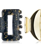 invisibobble Clipstar Eclipse Lunar Glam clama de par marimea S 2 buc