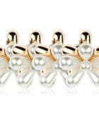 invisibobble Clipstar Pearly Flower clama de par marimea S 4 buc