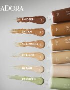 IsaDora CC + Cream crema CC hidratanta SPF 30 culoare 9N Deep 30 ml