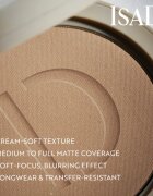 IsaDora The No Compromise Matte Longwear Powder pudra compacta pentru un aspect mat culoare 70 Neutral Tan 8 g