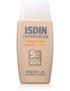 ISDIN Fotoprotector FusionWater Magic Light fluid pentru fata cu protectie solara SPF 50 culoare light 50 ml