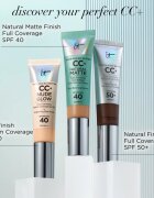 IT Cosmetics Your Skin But Better CC+ Natural Matte crema CC pentru un aspect mat SPF 40 Neutral Tan 32 ml