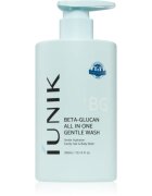 iUnik Beta Glucan All In One Gentle Wash demachiant spumant delicat pe fata corp si par 300 ml