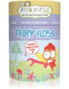 Jack N’ Jill Fairy Floss scobitori dentare cu filet pentru copii 30 buc