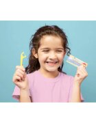 Jack N’ Jill Fairy Floss scobitori dentare cu filet pentru copii 30 buc