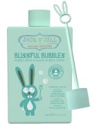 Jack N’ Jill Natural Bathtime Blissful Bubbles spuma de baie cu inel pentru baloane de săpun 300 ml