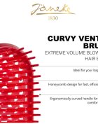 Janeke Curvy Vented Brush perie de tip paletă pentru o uscare rapida 15x5 cm