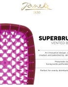 Janeke Superbrush perie de tip paletă pentru păr 1 buc