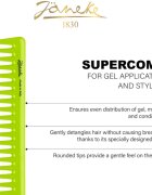 Janeke Supercomb For Gel Application and Styling pieptene pentru aplicarea produselor cu textură de gel 1 buc