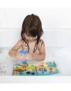 Janod Bath Book Party under the sea carte cu imagini pentru cadă 10m+ 1 buc