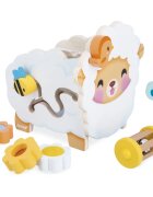 Janod Multi-Activity Sheep jucărie cu activități din lemn 12m+ 1 buc