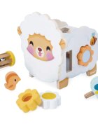 Janod Multi-Activity Sheep jucărie cu activități din lemn 12m+ 1 buc