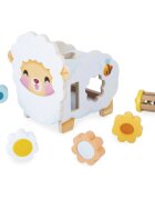 Janod Multi-Activity Sheep jucărie cu activități din lemn 12m+ 1 buc