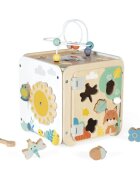 Janod Pure Activity Cube jucărie cu activități 18m+ 1 buc
