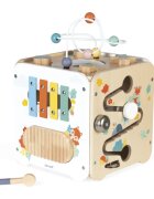 Janod Pure Activity Cube jucărie cu activități 18m+ 1 buc