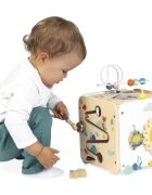 Janod Pure Activity Cube jucărie cu activități 18m+ 1 buc