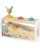 Janod Pure Tap Tap Xylophone joc interactiv de lovit cu ciocanul 12m+ 1 buc