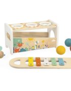 Janod Pure Tap Tap Xylophone joc interactiv de lovit cu ciocanul 12m+ 1 buc