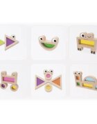 Janod Sensory Game Translucent Blocks jucărie cu activități 12m+ 12 buc
