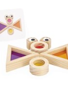 Janod Sensory Game Translucent Blocks jucărie cu activități 12m+ 12 buc