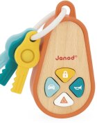 Janod Sounding Keychain jucărie cu activități din lemn 18m+ 1 buc