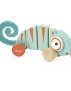 Janod Tropik Pull-Along Chameleon jucărie de tras 12m+ 1 buc