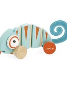 Janod Tropik Pull-Along Chameleon jucărie de tras 12m+ 1 buc