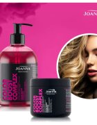 Joanna Color Boost Complex balsam hidratant de neutralizare tonuri de galben 500 g