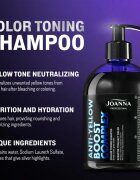 Joanna Professional Color Boost Complex sampon revitalizant pentru părul blond şi gri 500 g