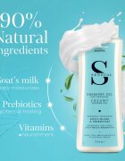 Joanna Sensual Creamy Shower Gel gel de duș Goat Milk & Prebiotics 500 ml