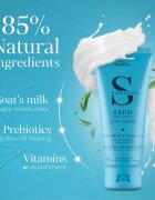 Joanna Sensual Foot Cream crema hidratanta si hranitoare pentru picioare Goat Milk & Prebiotics 100 g