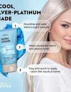 Joanna Ultra Color Cold Platinum Blond Shades 3 Minutes balsam nuanțator culoare Cold Platinum 100 g