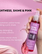 Joanna Ultra Color Hair Rinse Pink Spray spray tonifiant culoare Pink 150 ml