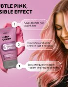 Joanna Ultra Color Pink Shades 3 Minutes balsam nuanțator culoare Pink 100 ml