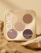 JOKO Eyeshadow Palette Paleta ochi umbre cu 5 nuante culoare Sparkling Sands 7 g