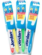 Jordan Total Clean Medium 2 pack perie de dinti 2 buc